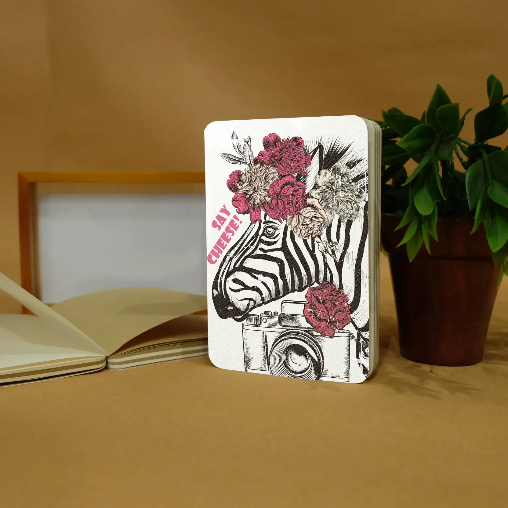 Jurnal Premium : Zebra & Flower (GAPJP65)