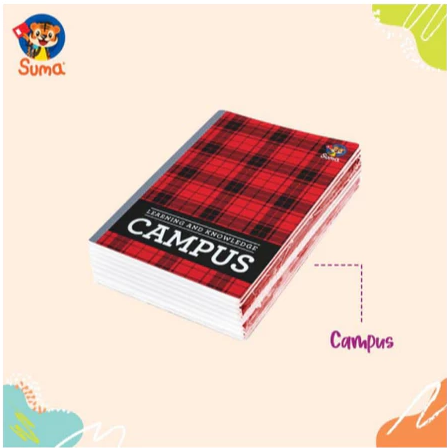 BUKU TULIS BESAR - CAMPUS MERAH 38 LBR