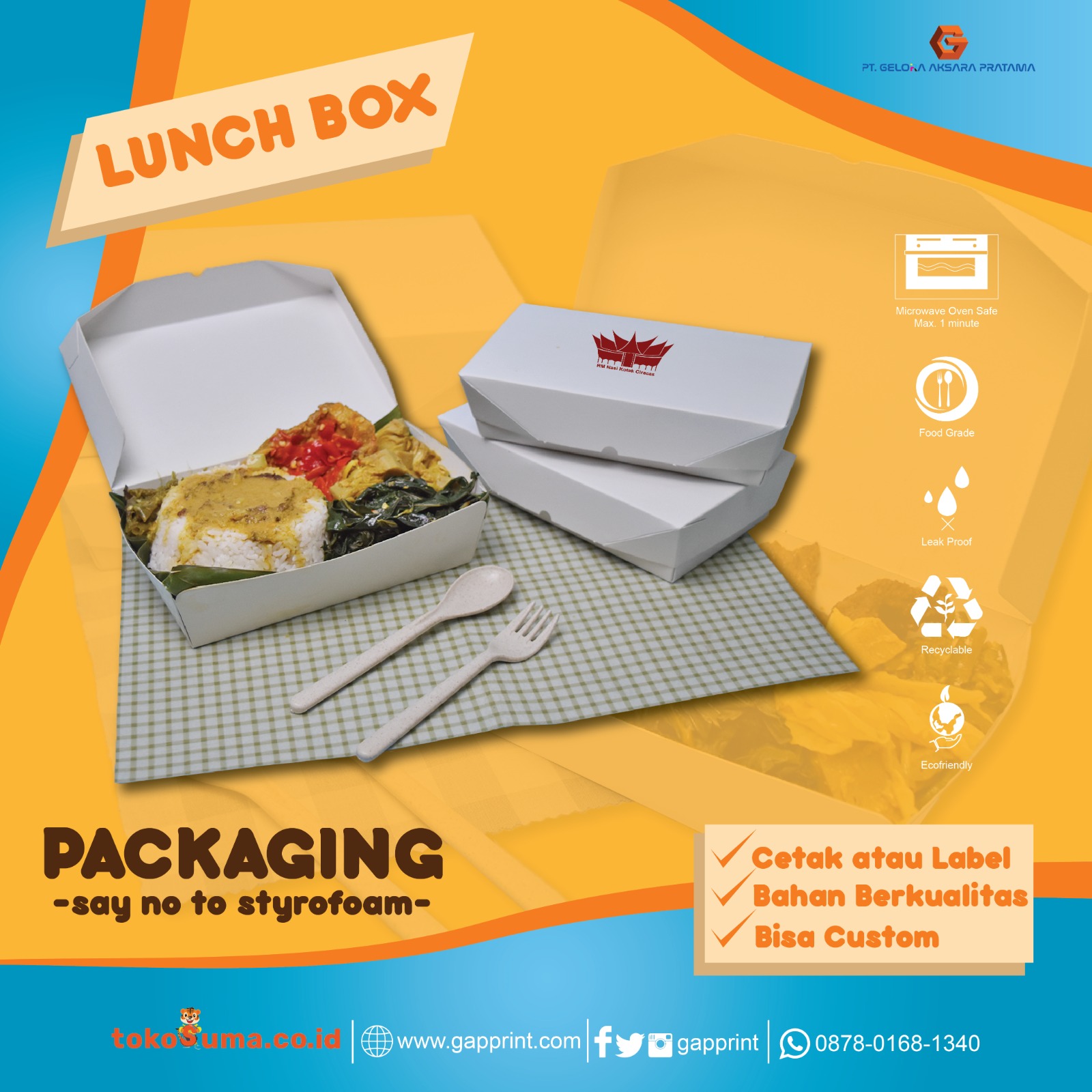 Lunch Box Size L per lusin